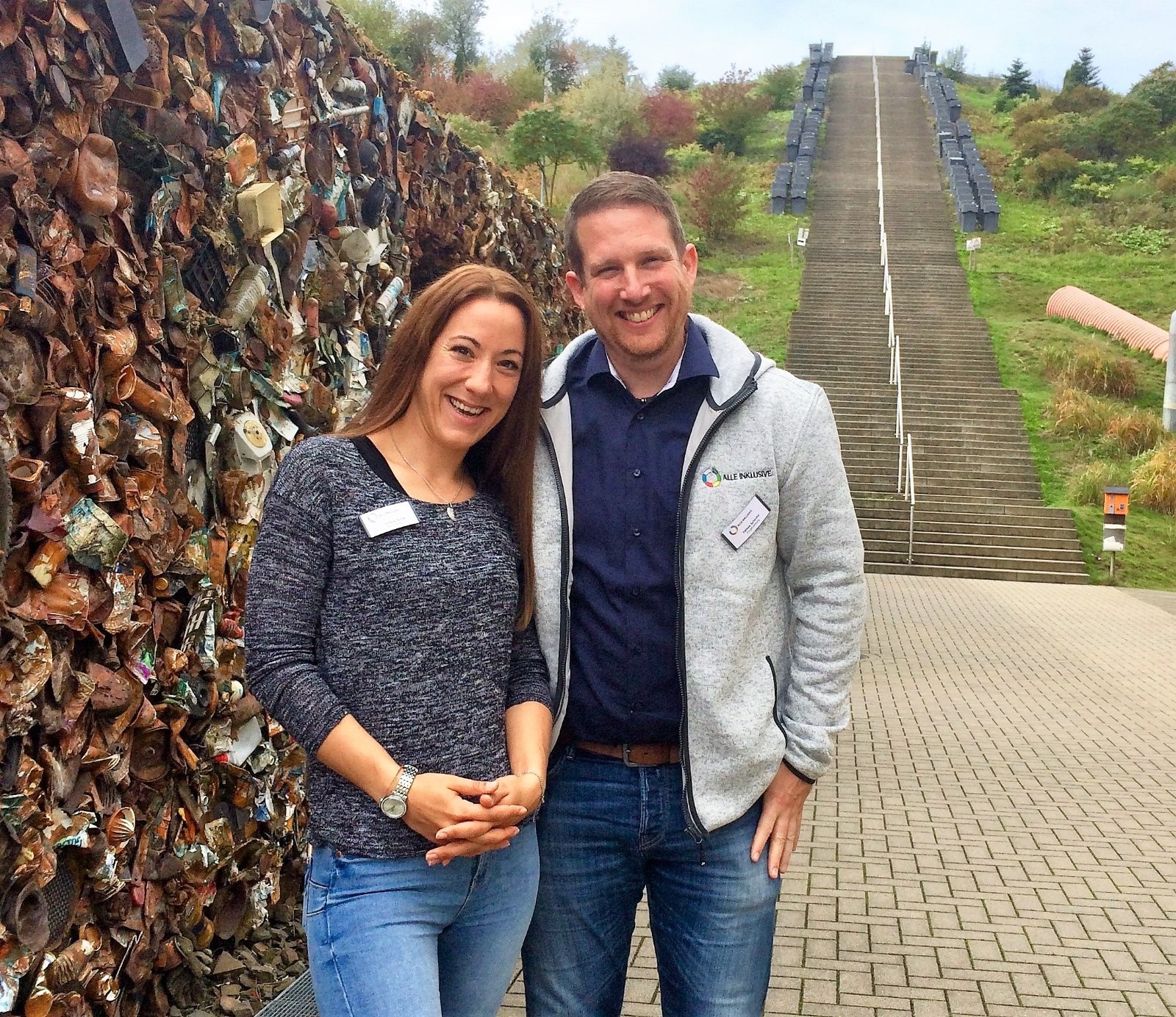 Tamara Nobis und Tobias Schmitz von Das Bergische gGmbH (c) D. Nohn